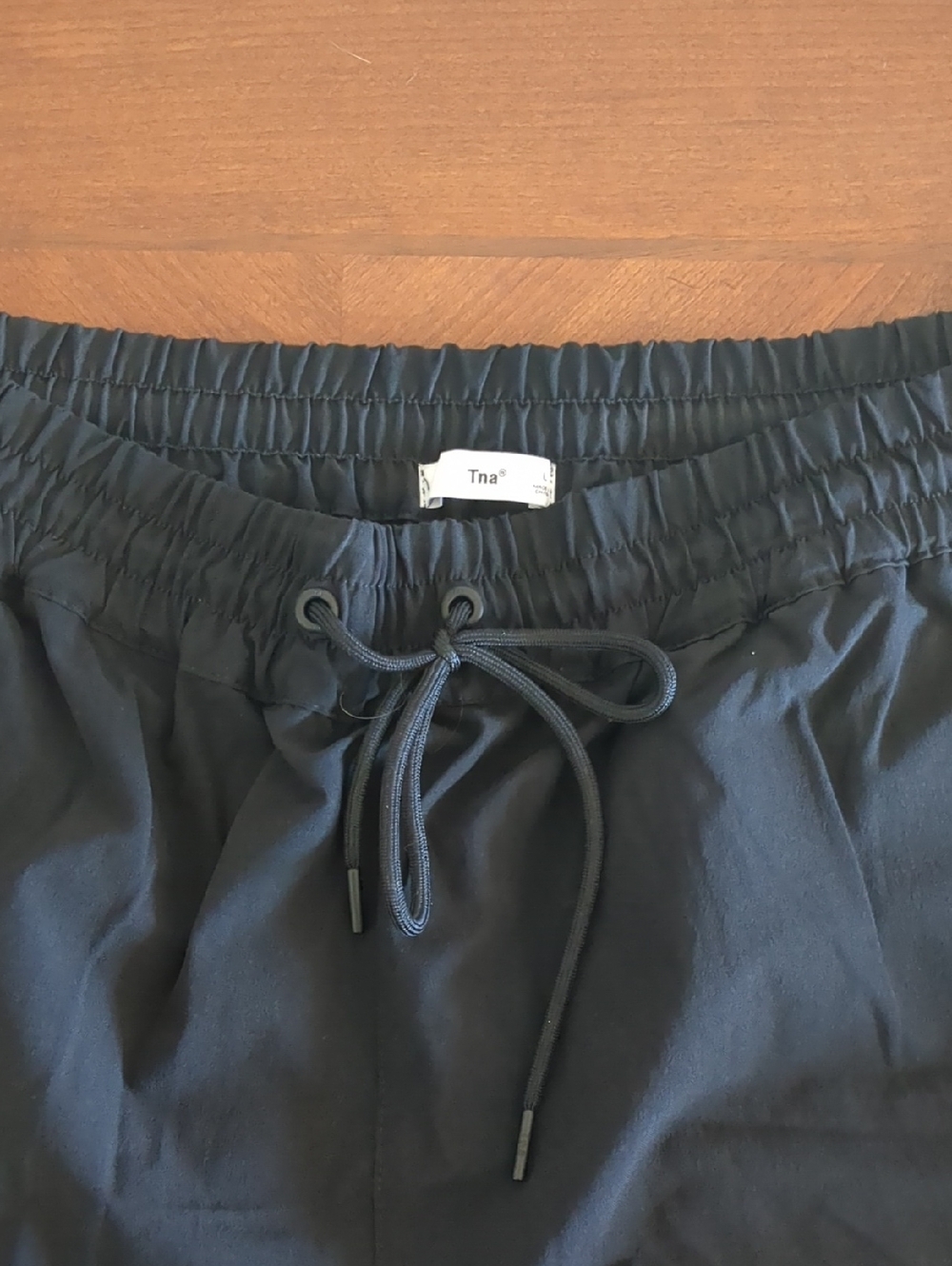 TNA Aritzia Black Cargo Joggers